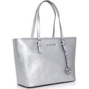 Michael Kors Silver Tote M